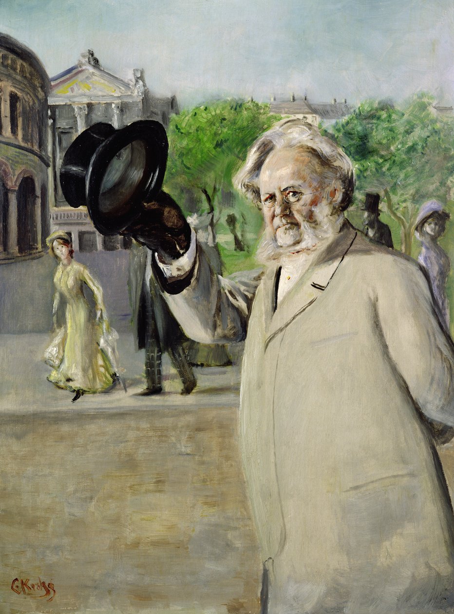 Autor Henrik Ibsen (olej na płótnie) autorstwa Christian Krohg