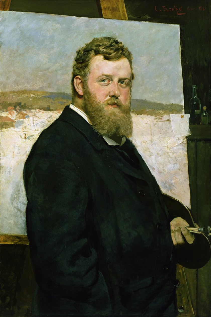 Frytki Thaulow autorstwa Christian Krohg