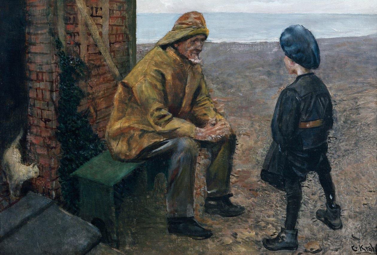 Z Normandii, z wywiadu autorstwa Christian Krohg