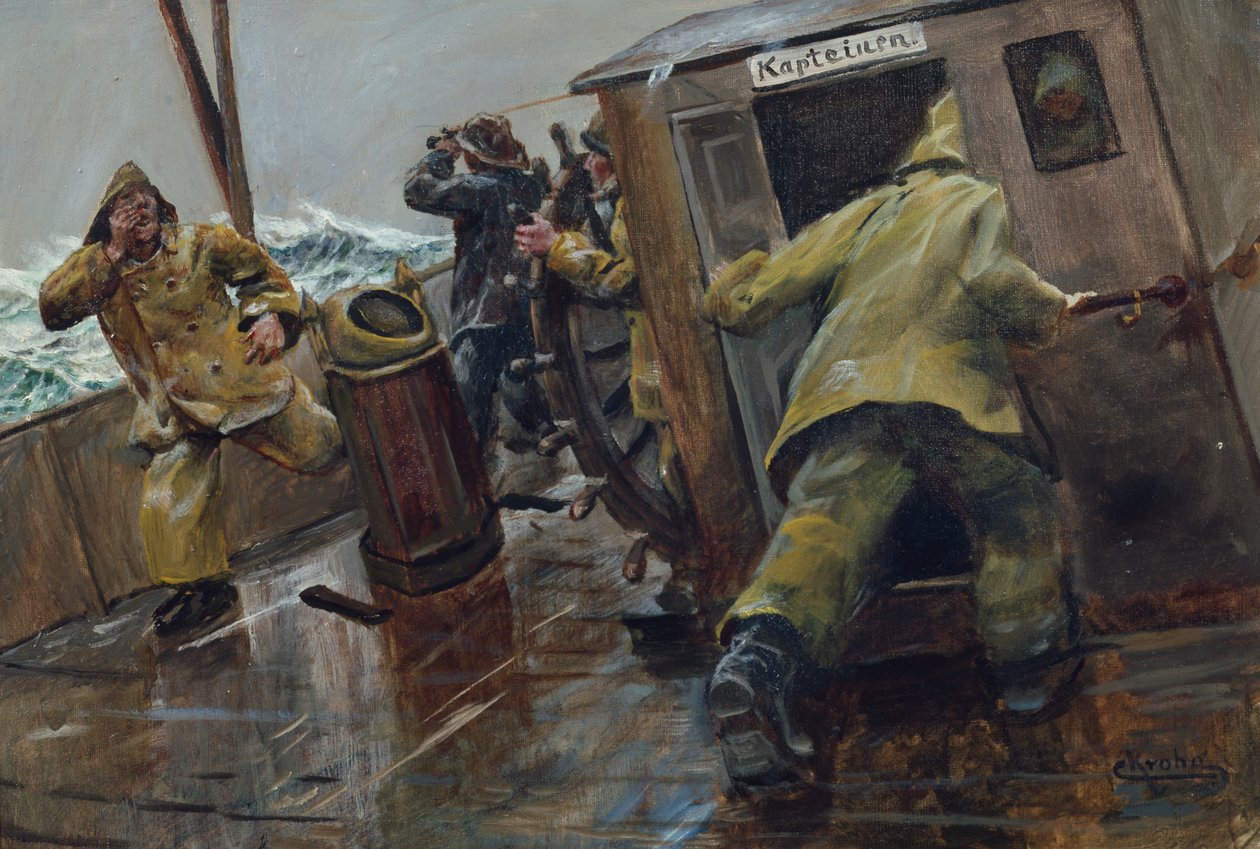 Łamacz ziemi autorstwa Christian Krohg
