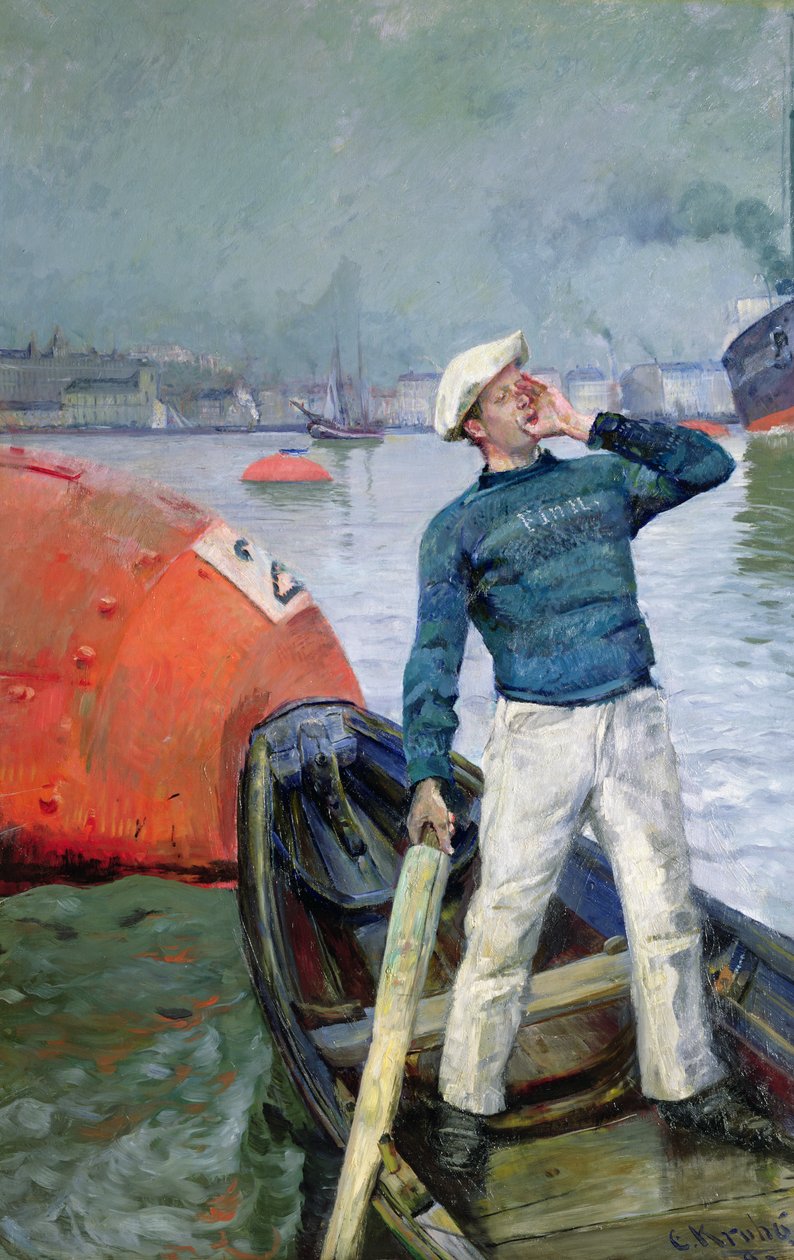 Zaciąg w autorstwa Christian Krohg
