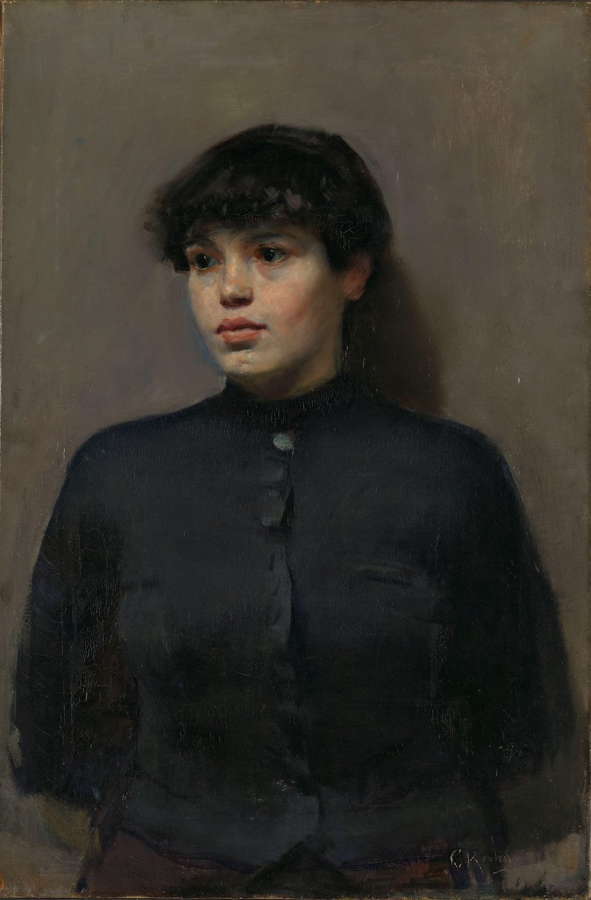 Portret Jossy autorstwa Christian Krohg