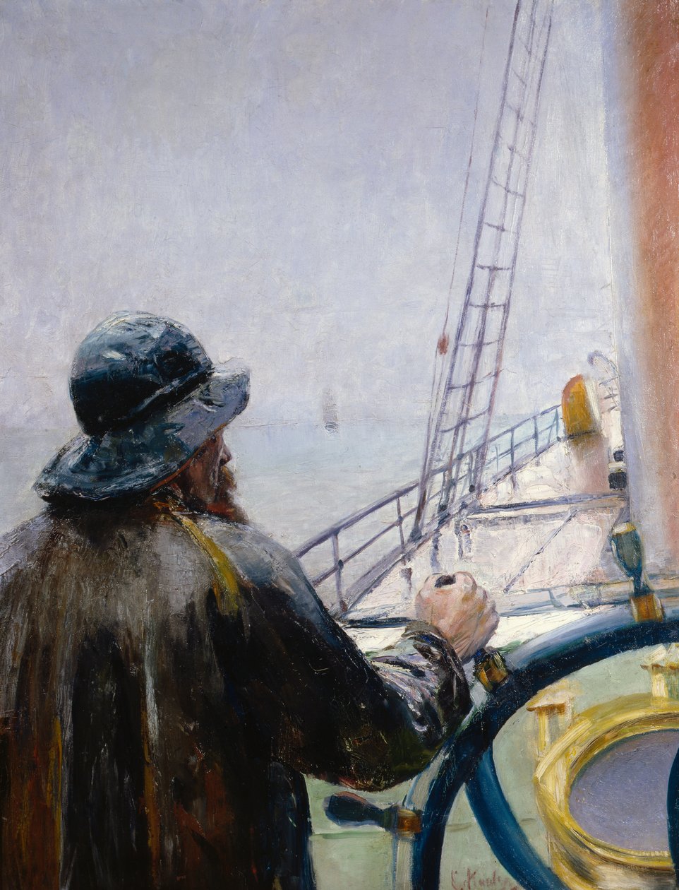 Grubość deszczu autorstwa Christian Krohg