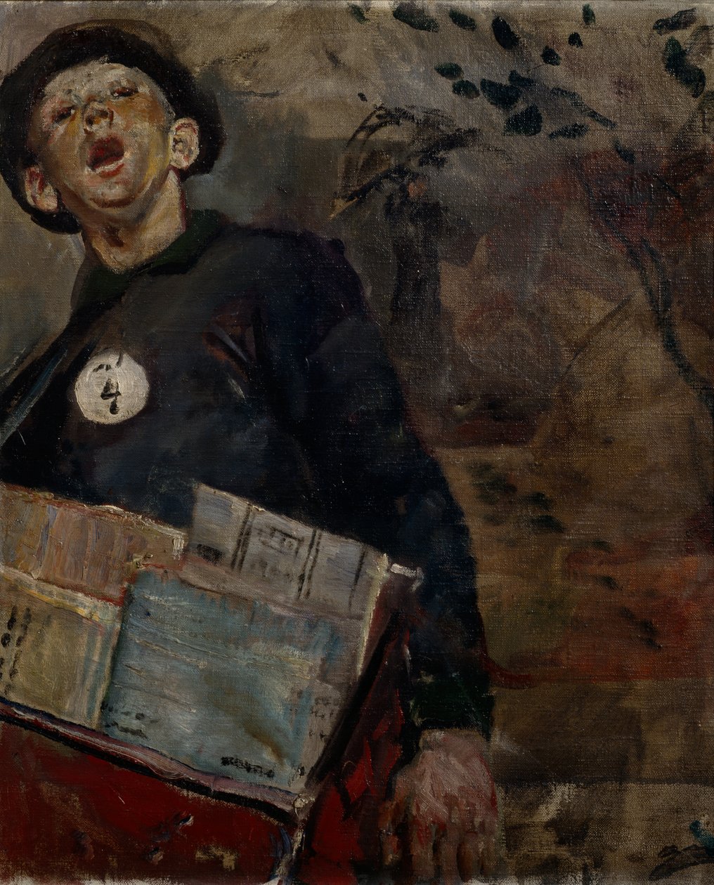 Chłopak z gazety autorstwa Christian Krohg
