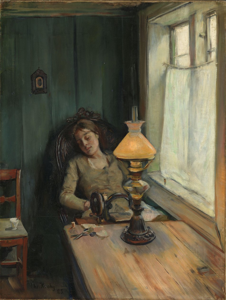 Zmęczony autorstwa Christian Krohg