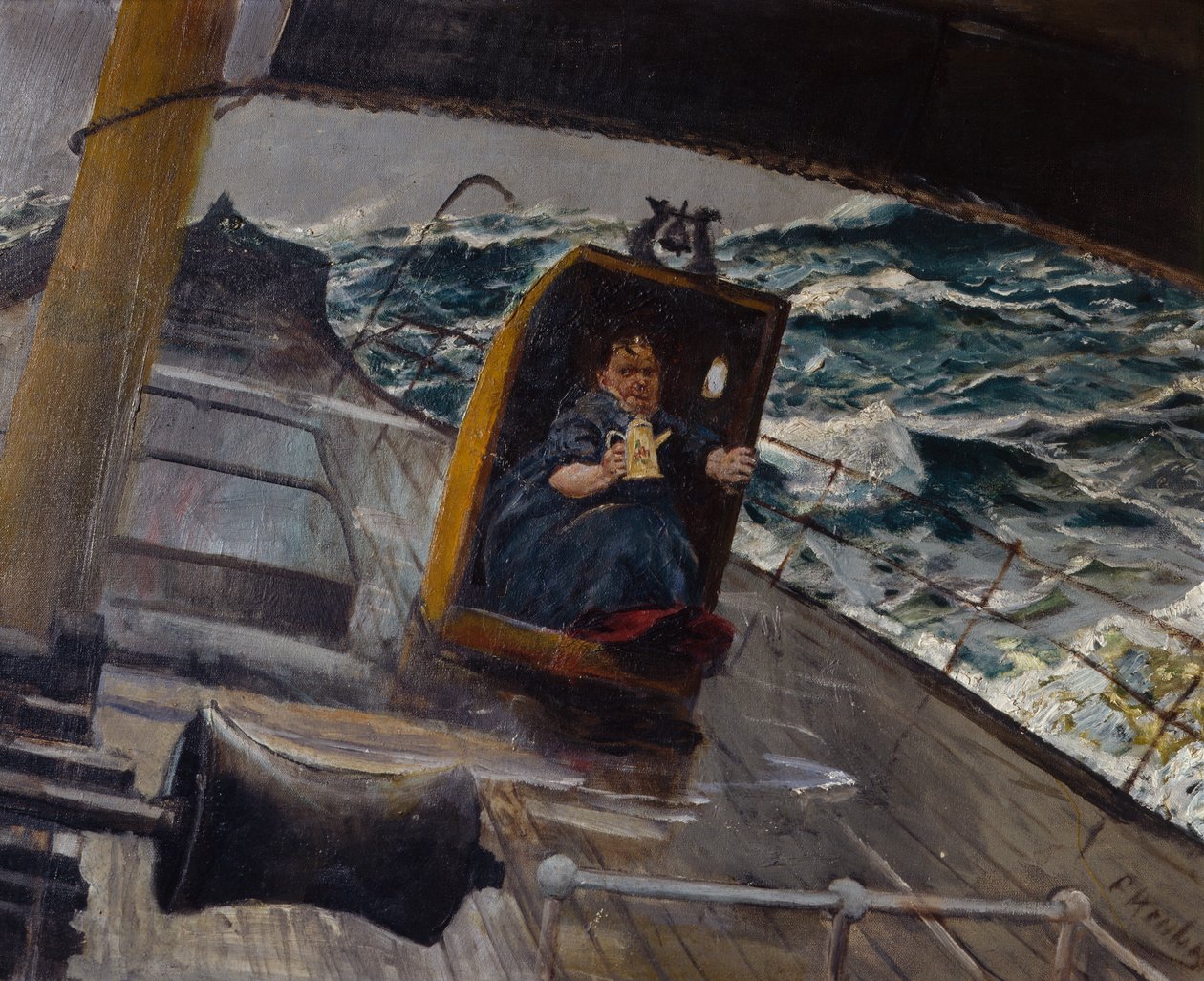 Przetaczać się autorstwa Christian Krohg