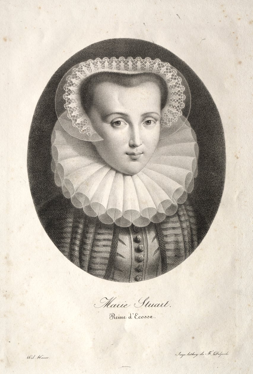 Maria Stuart autorstwa Christian Ludwig Wilhelm Heuer