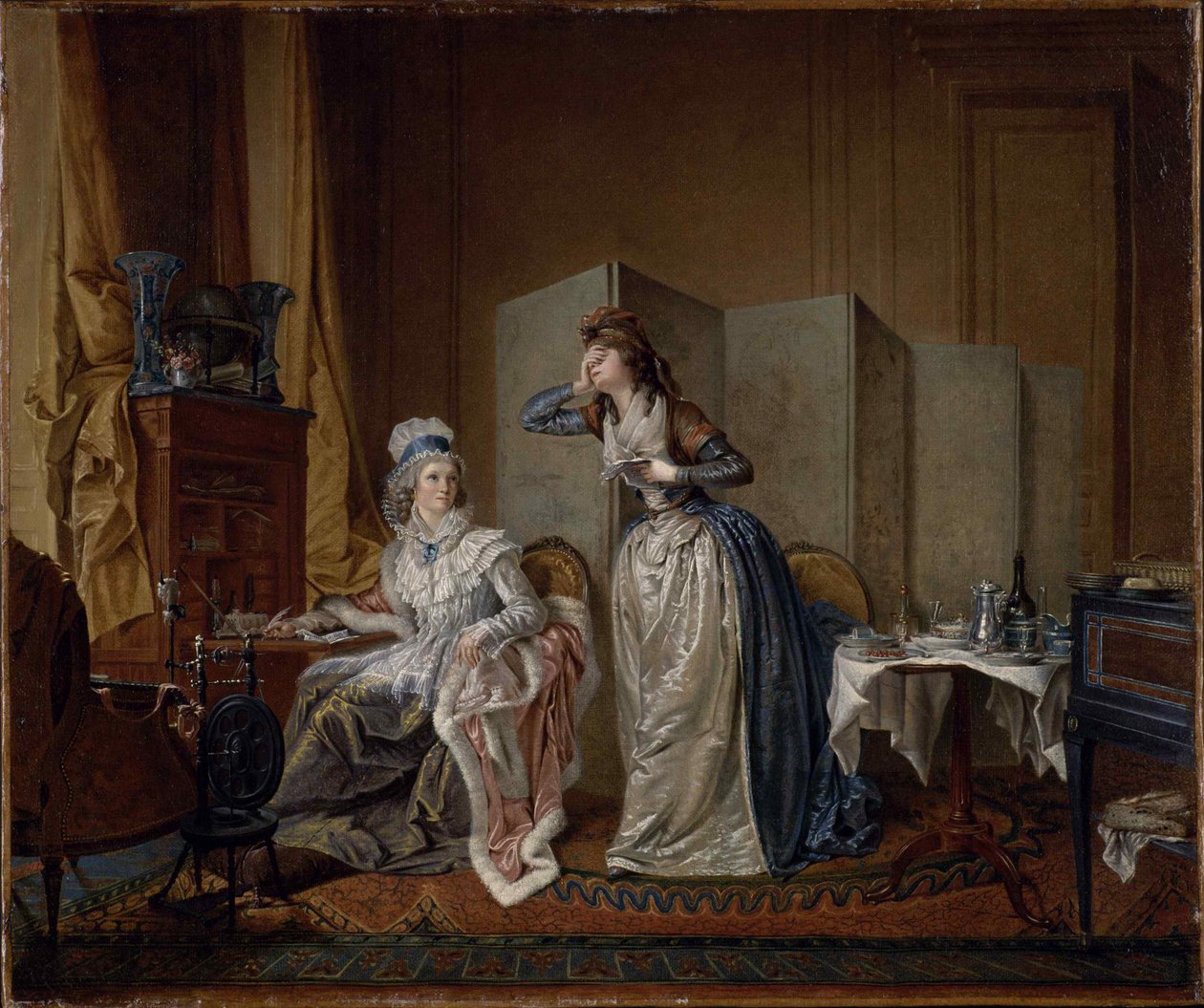 Zła wiadomość, 1794. autorstwa Christian Marie Colin De La Biochaye
