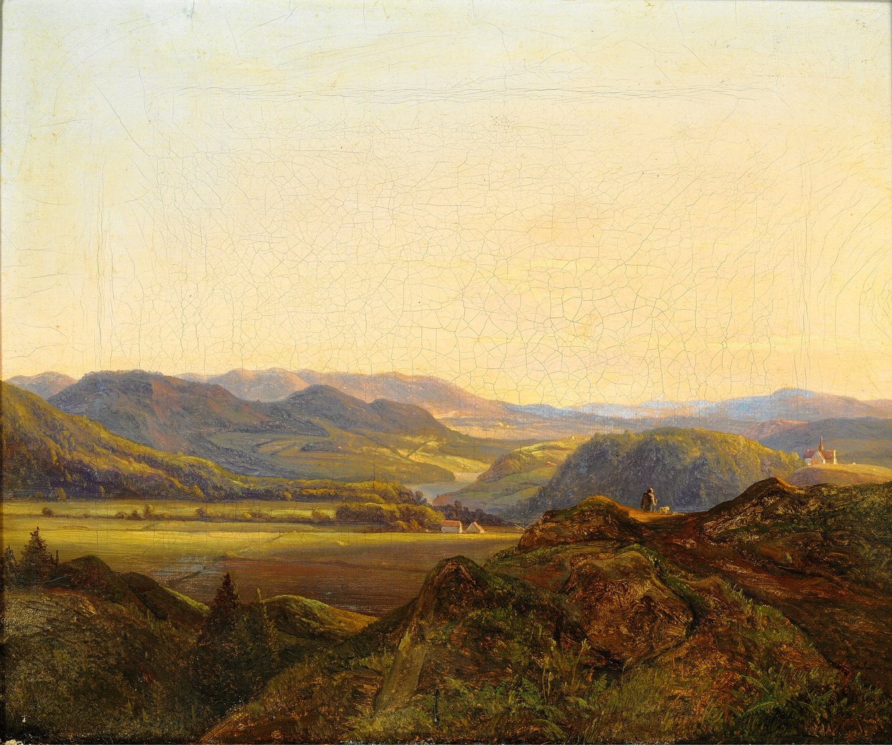 Z Hardanger w Norwegii, lato autorstwa Christian Morgenstern