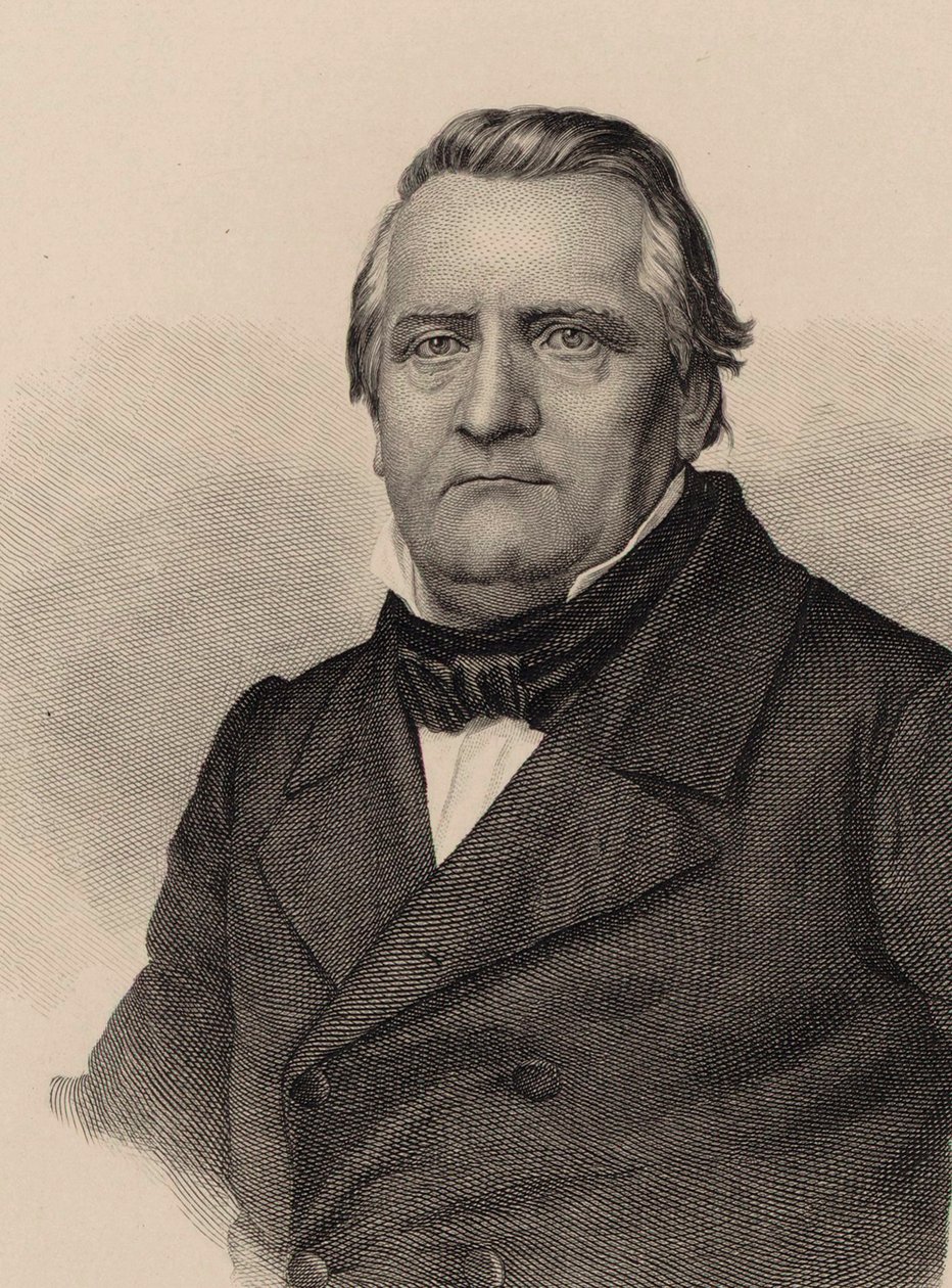 Portret kompozytora Franza Lachnera 1803-1890 , 1850. autorstwa Christian Riedt