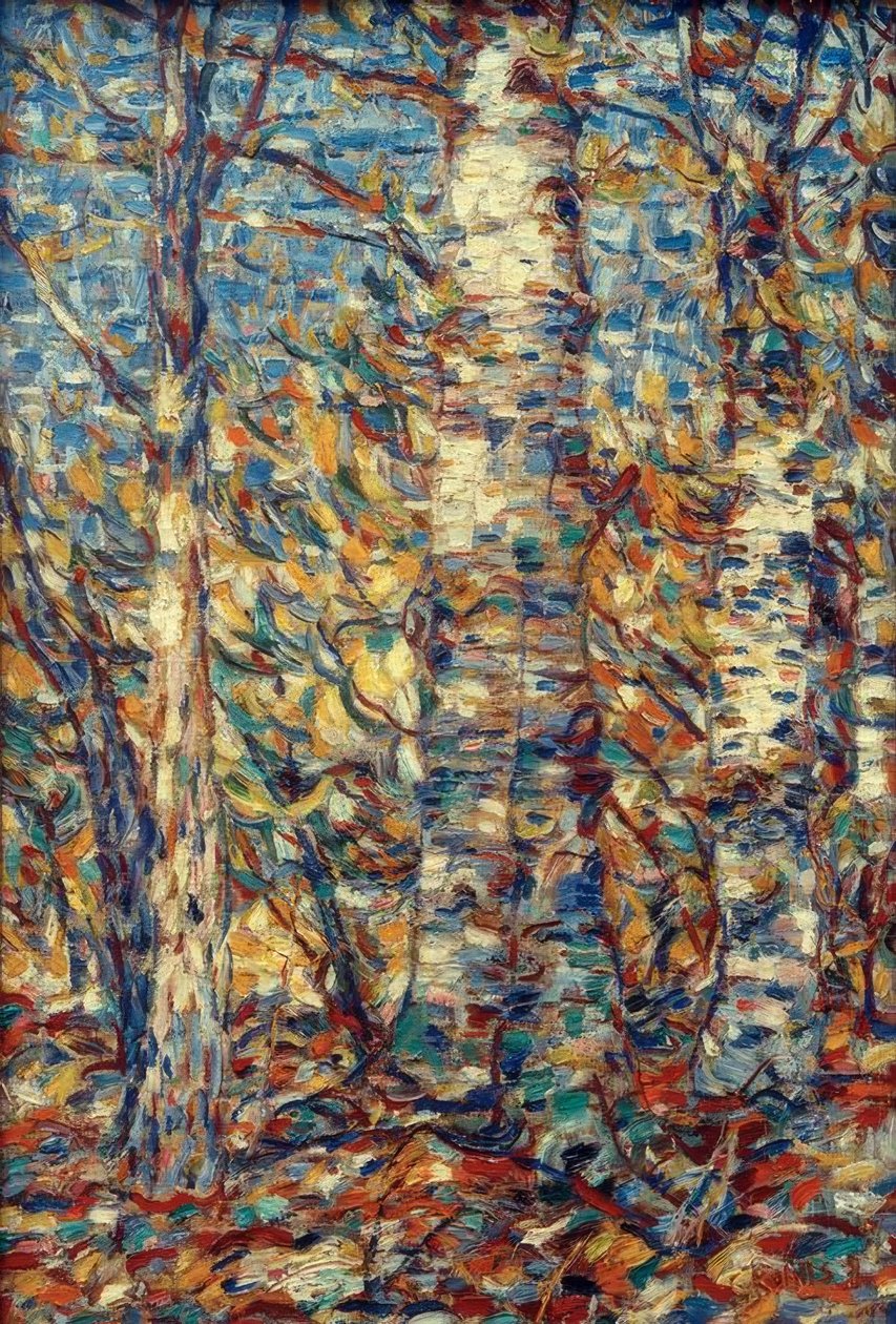 Las brzozowy autorstwa Christian Rohlfs
