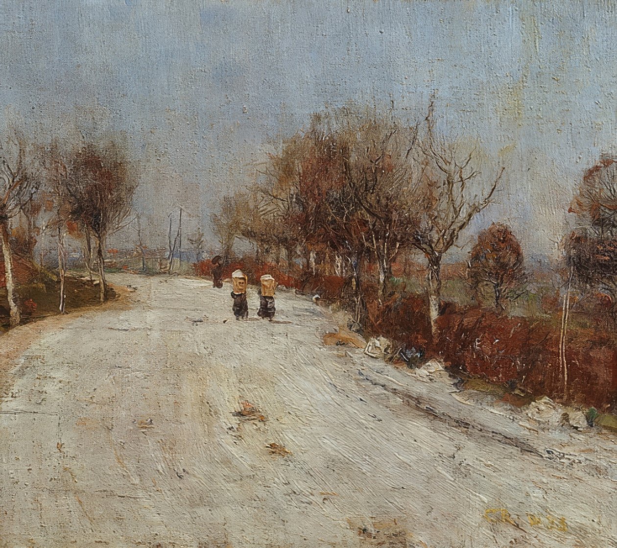 Droga do Gelmerody. 1893 autorstwa Christian Rohlfs