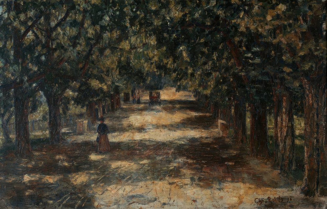 Kastanienallee do Belvedere autorstwa Christian Rohlfs