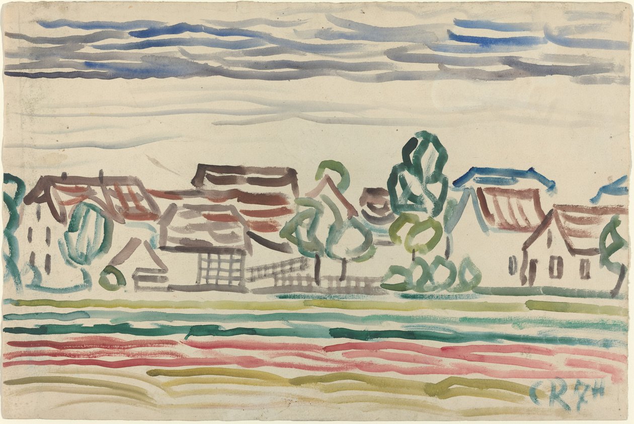 Krajobraz autorstwa Christian Rohlfs