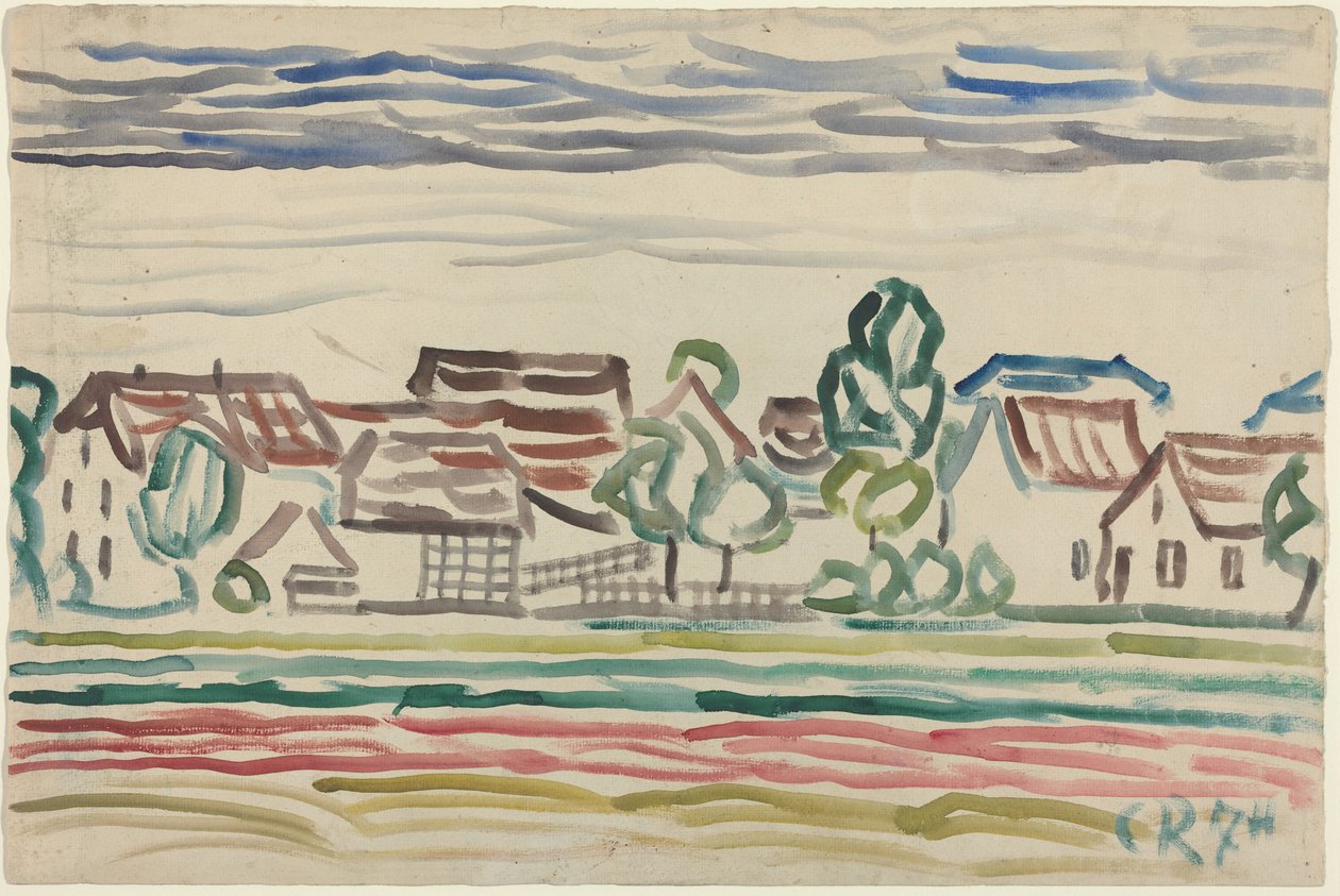 Krajobraz autorstwa Christian Rohlfs