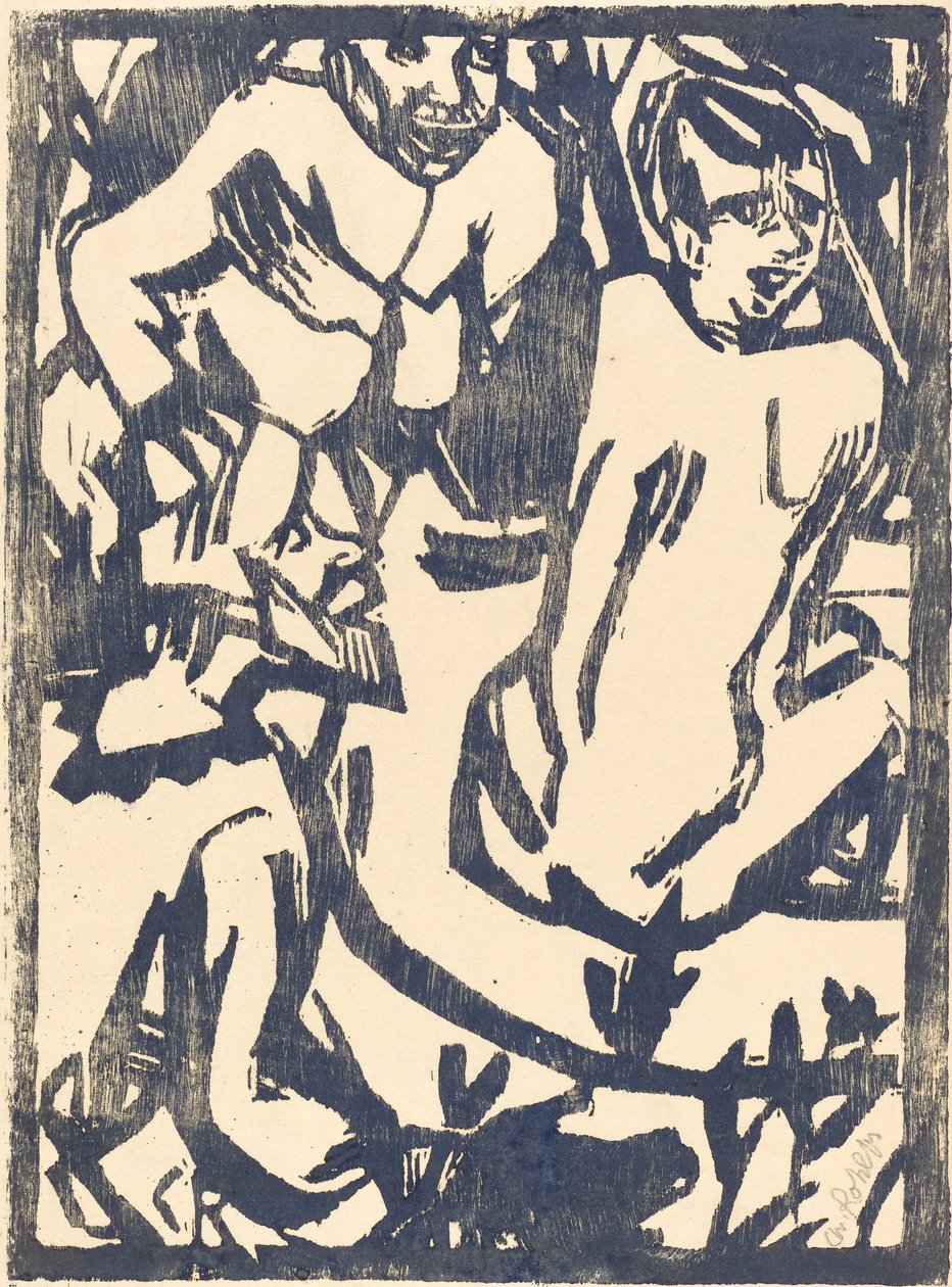 Zuzanna i starsi, 19161917. autorstwa Christian Rohlfs