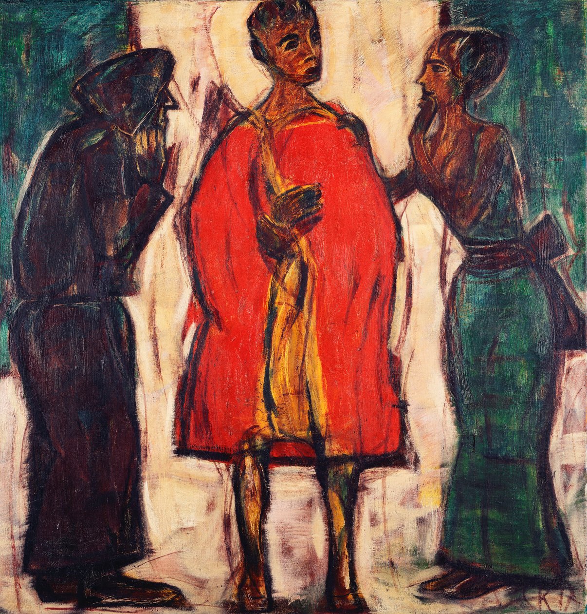 Rozstanie dróg; Am Scheideweg autorstwa Christian Rohlfs