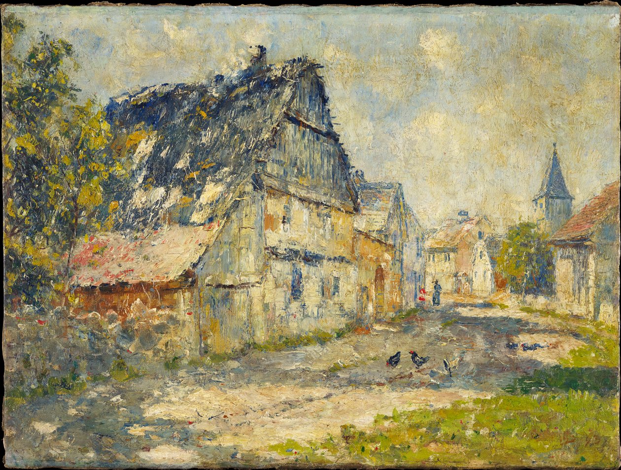 Ulica Village w Ehringsdorfie koło Weimaru autorstwa Christian Rohlfs