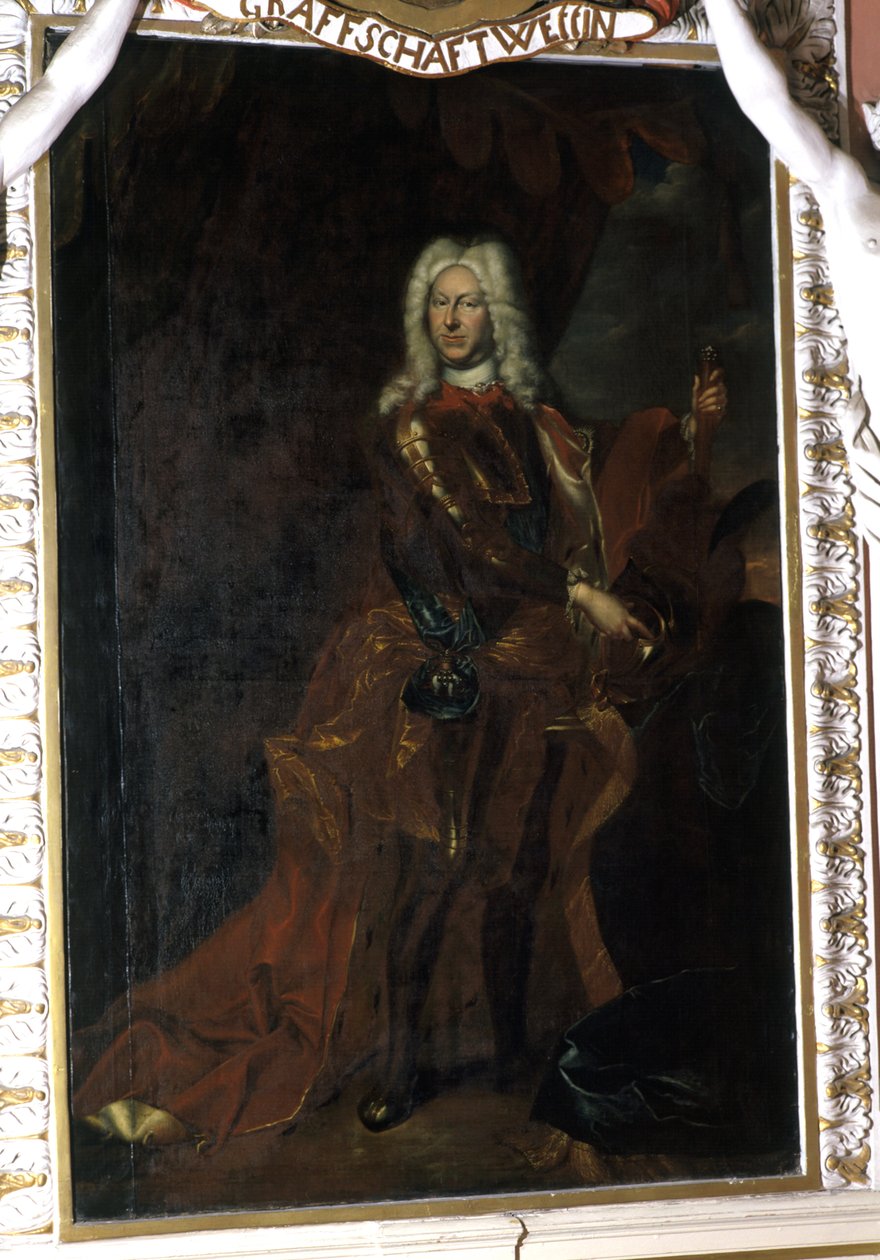 Fryderyk II, książę Sachsen-Gotha-Altenburg, w latach 1708-32 autorstwa Christian Schilbach