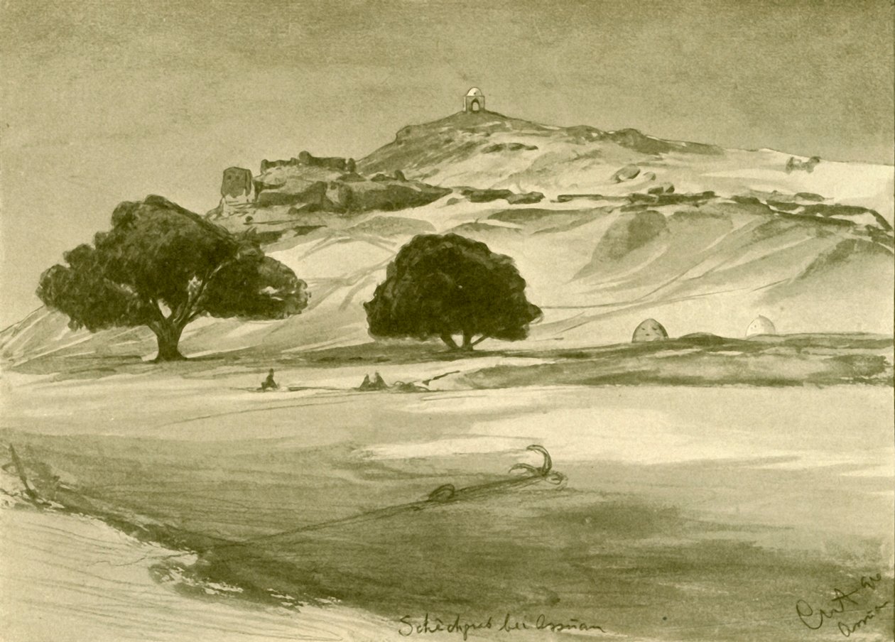 Asuan, Egipt, 1898. autorstwa Christian Wilhelm Allers