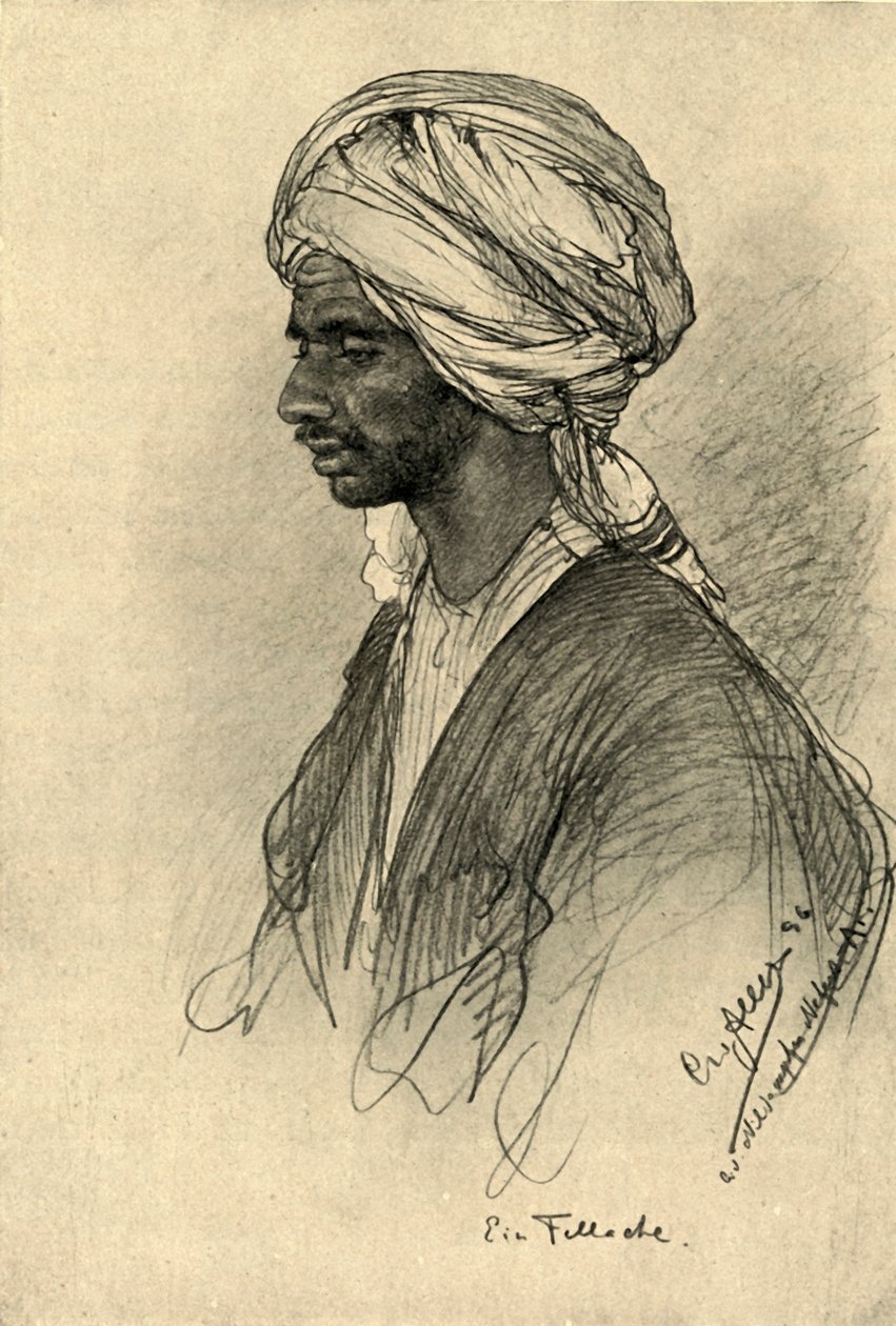 Fellah, Egipt, 1898. autorstwa Christian Wilhelm Allers