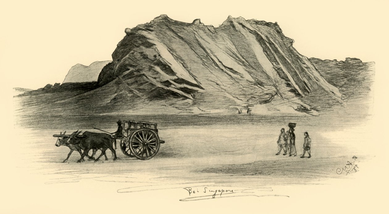 Singapur, 1898. autorstwa Christian Wilhelm Allers