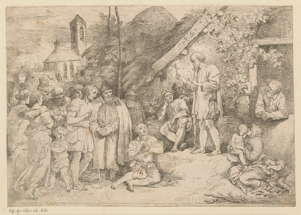 Św. Jakub głosi autorstwa Christian Wilhelm Ernst Dietrich