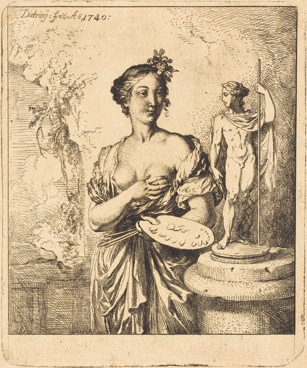 Obraz autorstwa Christian Wilhelm Ernst Dietrich