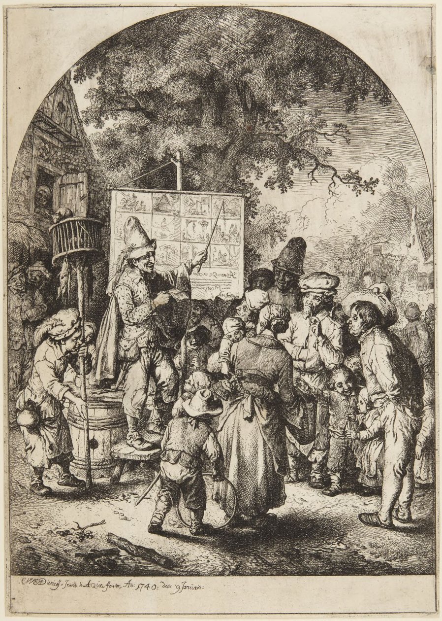 Śpiewak ballad autorstwa Christian Wilhelm Ernst Dietrich
