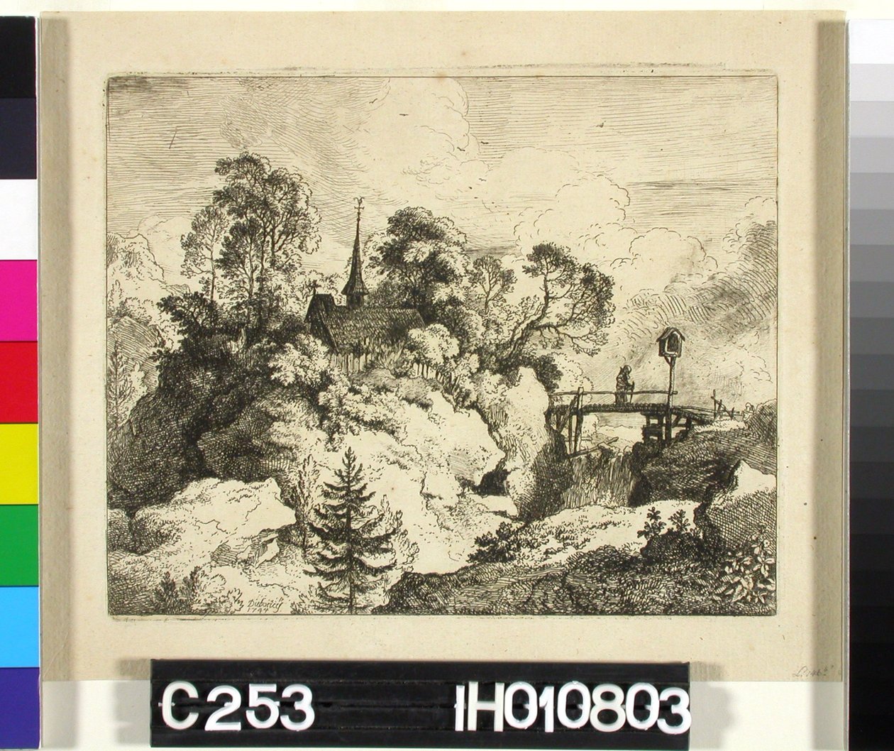 Ohne Titel autorstwa Christian Wilhelm Ernst Dietrich