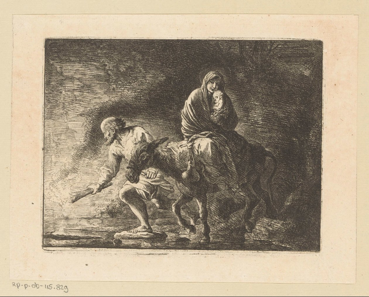 Lot do Egiptu autorstwa Christian Wilhelm Ernst Dietrich