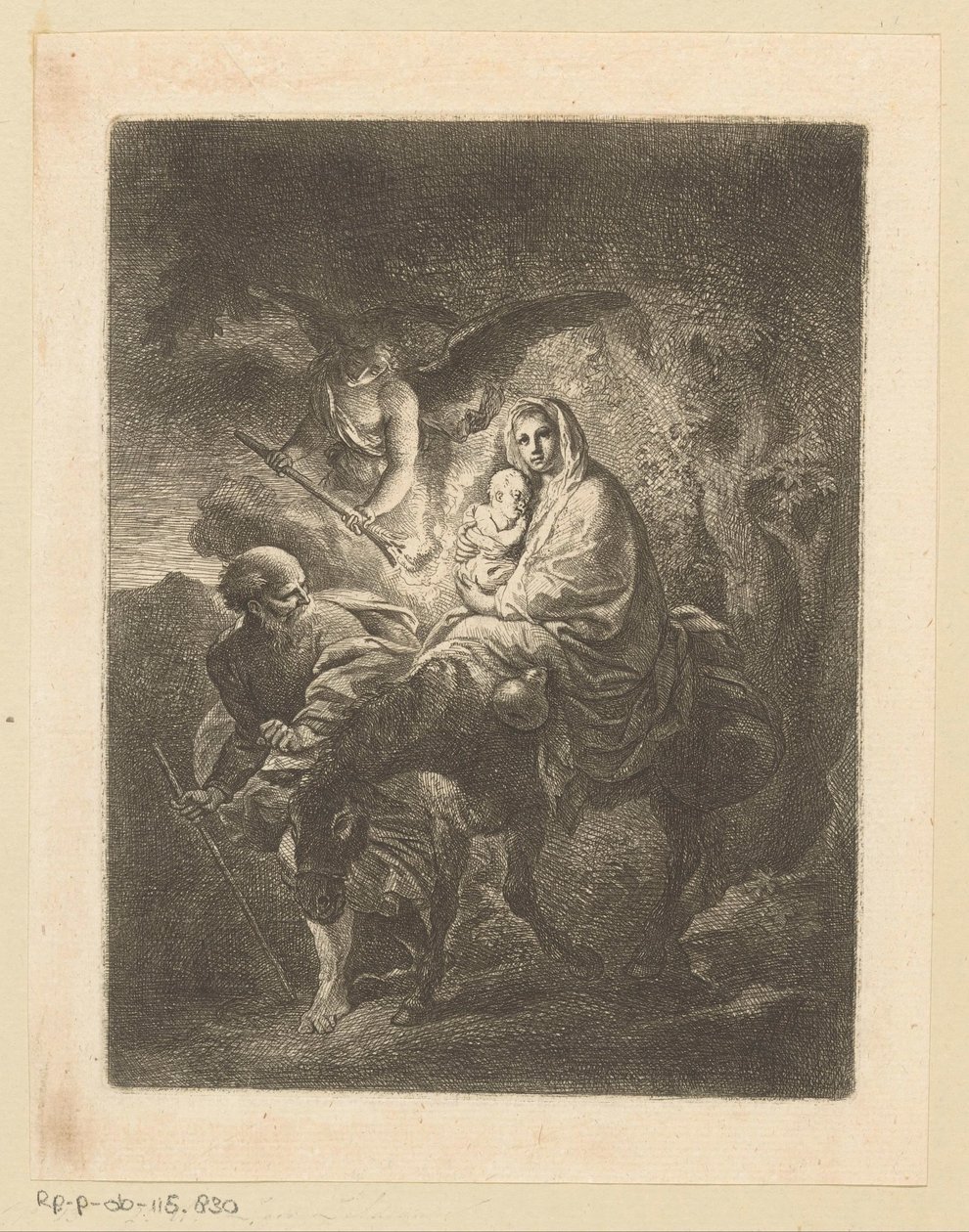 Lot do Egiptu autorstwa Christian Wilhelm Ernst Dietrich