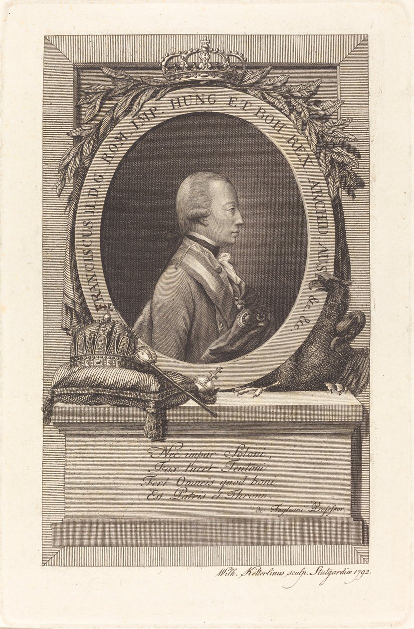 Franciszek II, Święty Cesarz Rzymski autorstwa Christian Wilhelm Ketterlinus