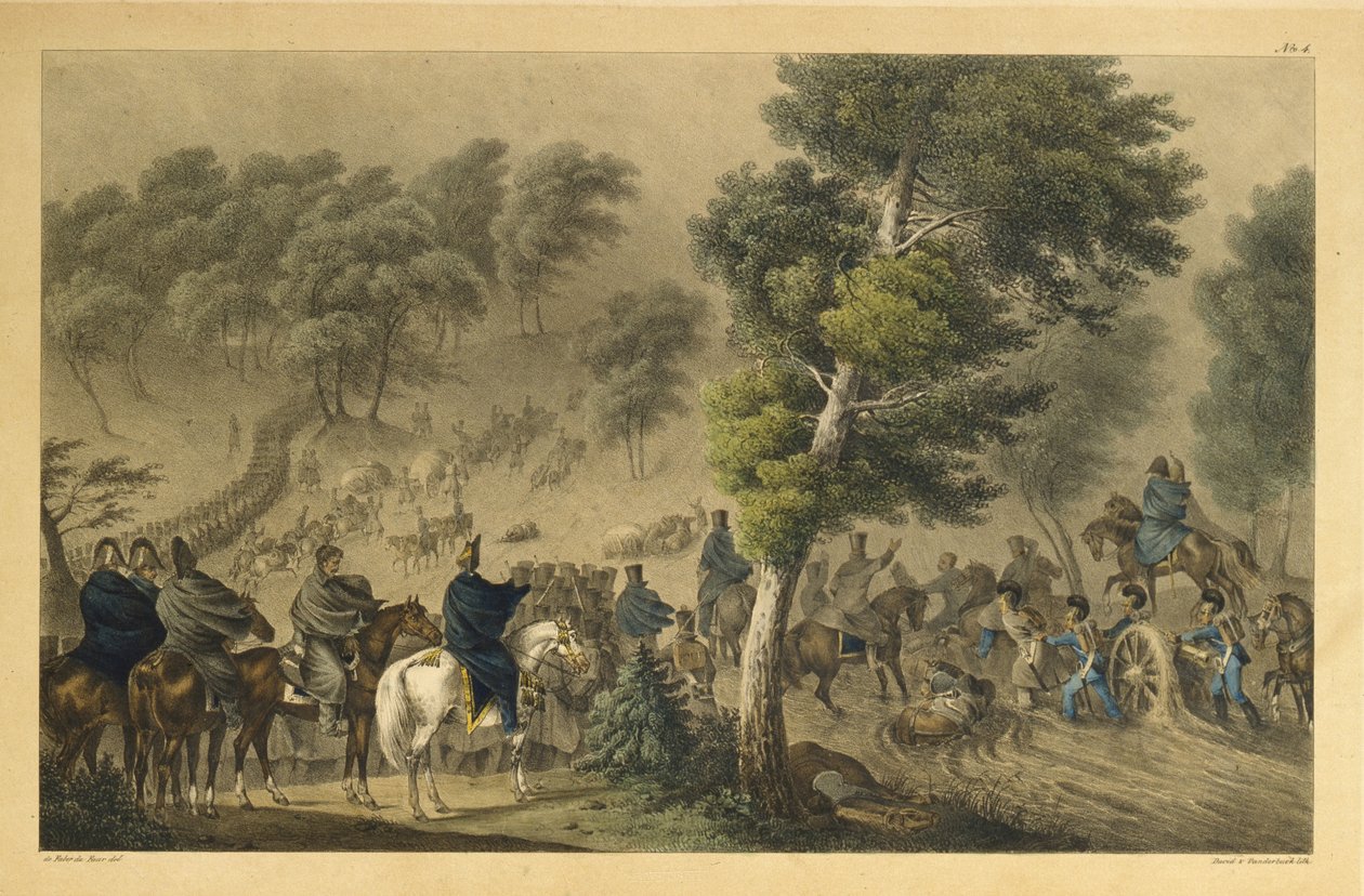 Między Kirgaliczkami a Suderwą, 30 czerwca 1812, lata 20. XIX wieku autorstwa Christian Wilhelm von Faber du Faur