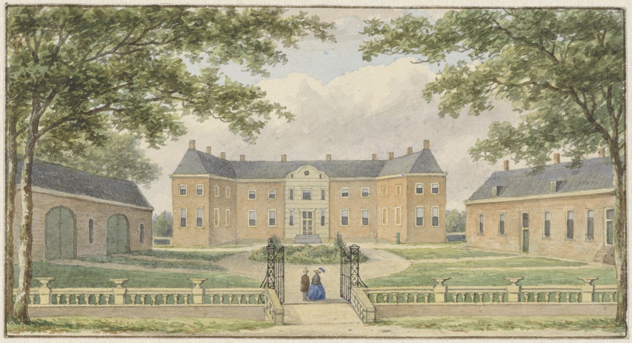 Dom Ampsen, niedaleko Lochem autorstwa Christianus Hendricus Hein