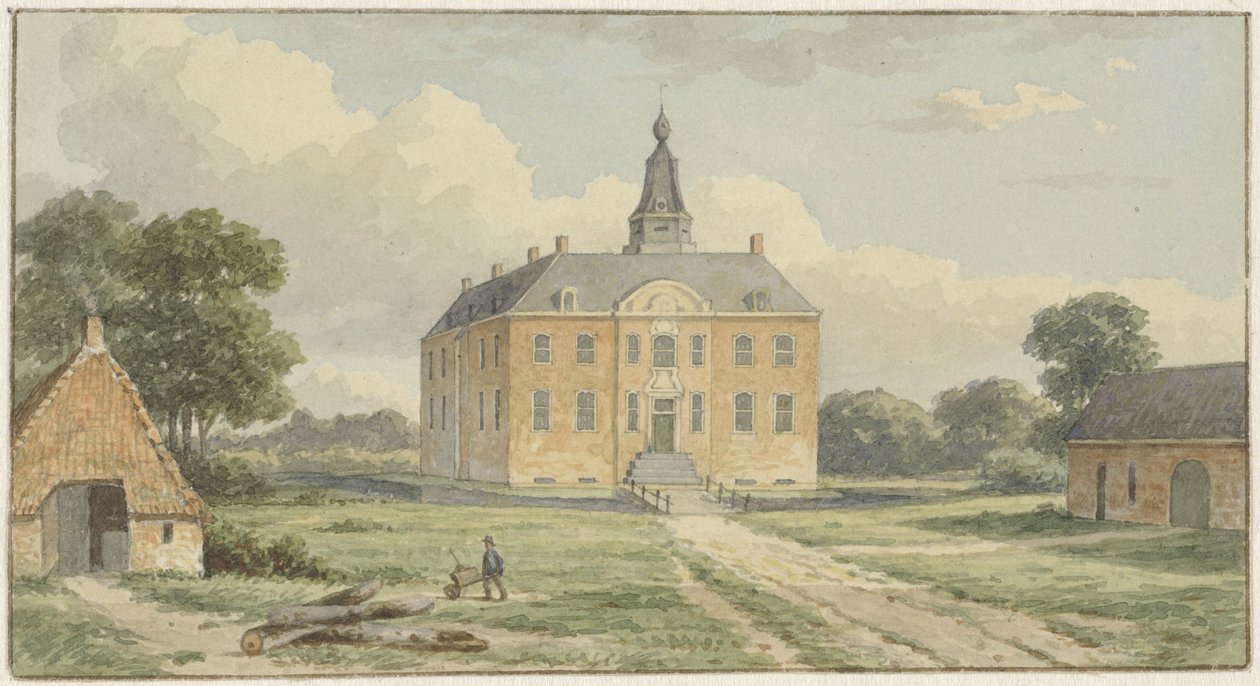 Dom Nettelhorst, niedaleko Lochem autorstwa Christianus Hendricus Hein
