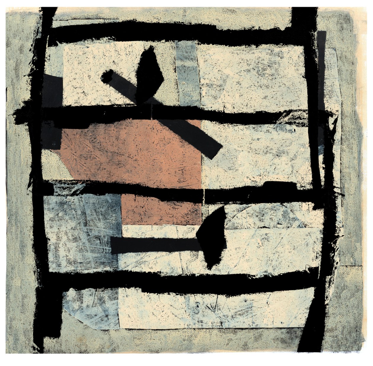 Ławka, 2023 (monoprint) autorstwa Christina Fedyk