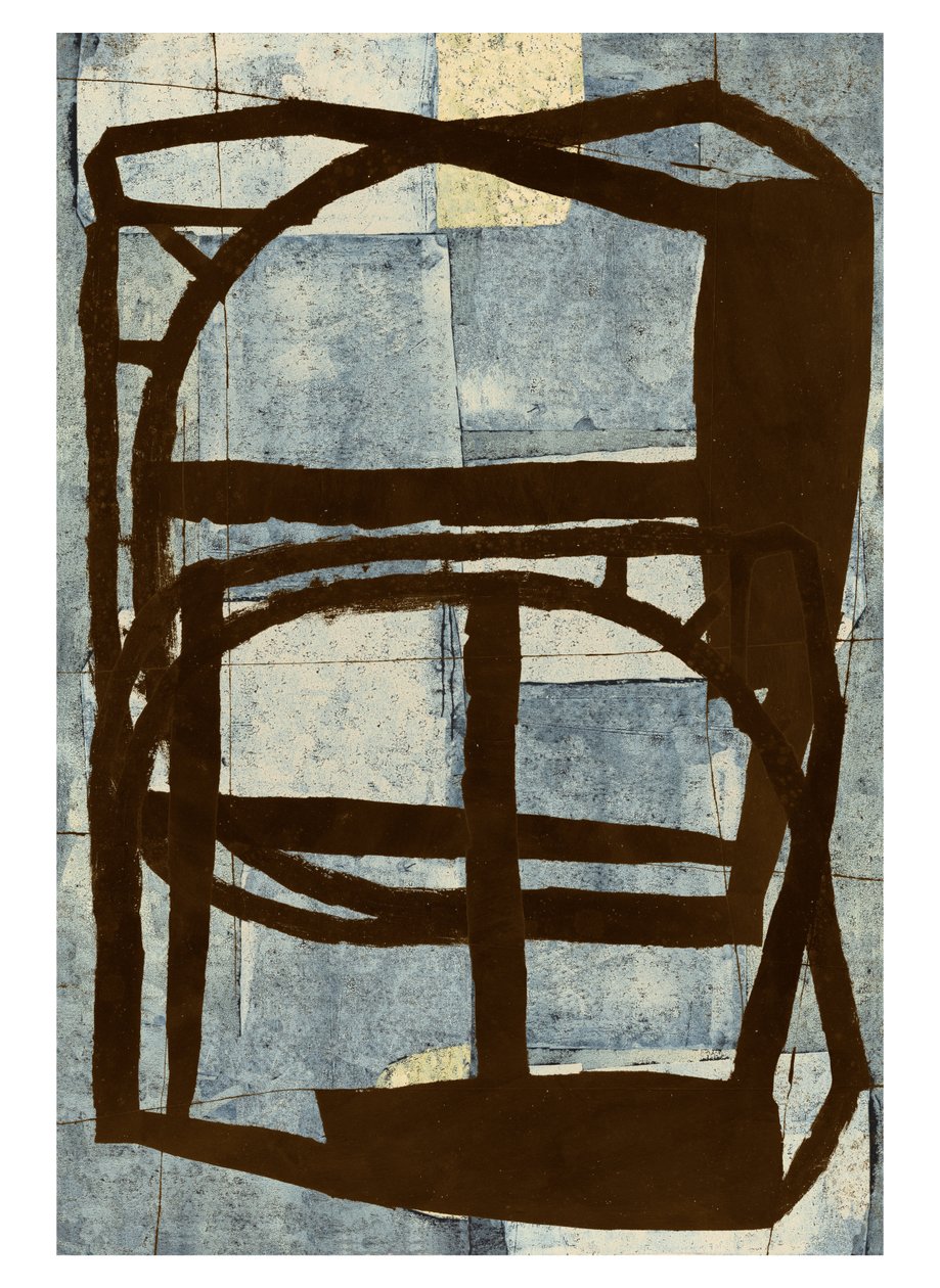 Żelazna brama, 2022 (monoprint) autorstwa Christina Fedyk