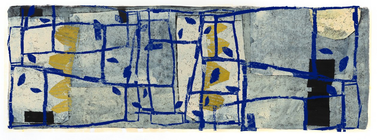 Dom słońca, 2022 (monoprint) autorstwa Christina Fedyk