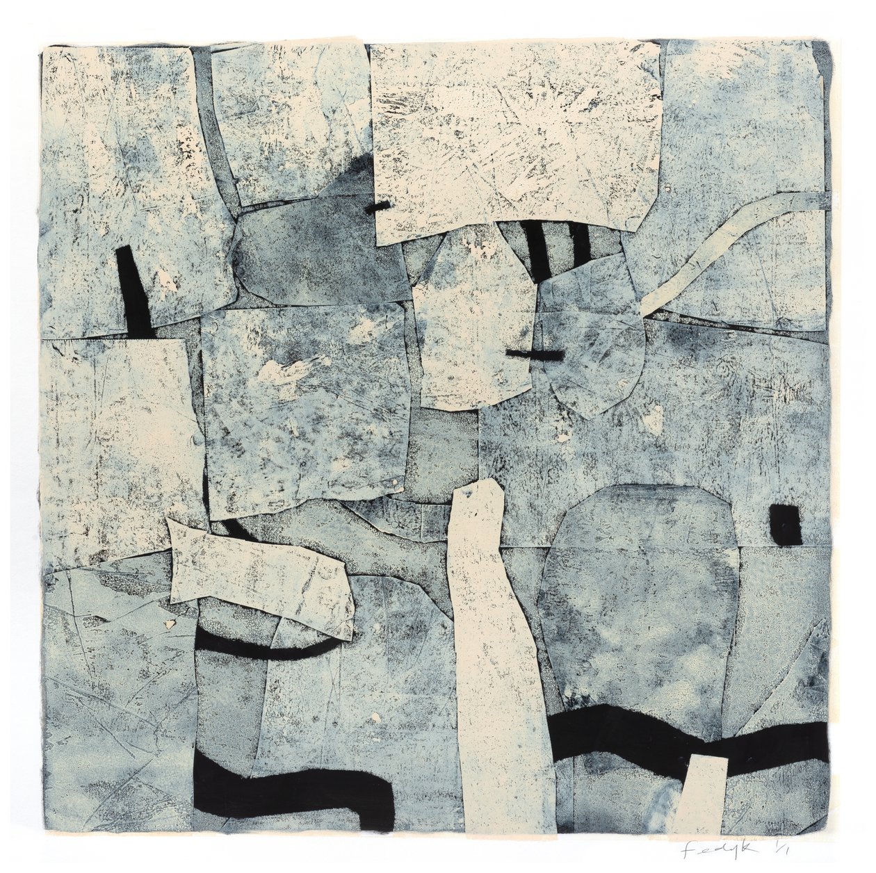 Way Station, 2016 (monotypia na papierze) autorstwa Christina Fedyk