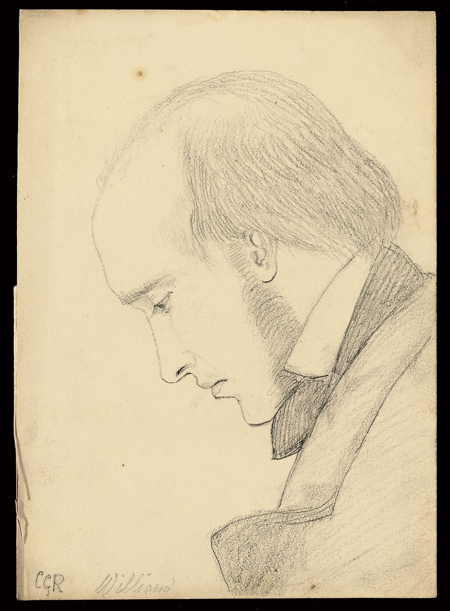 Portret Williama Michaela Rossettiego autorstwa Christina Georgina Rossetti