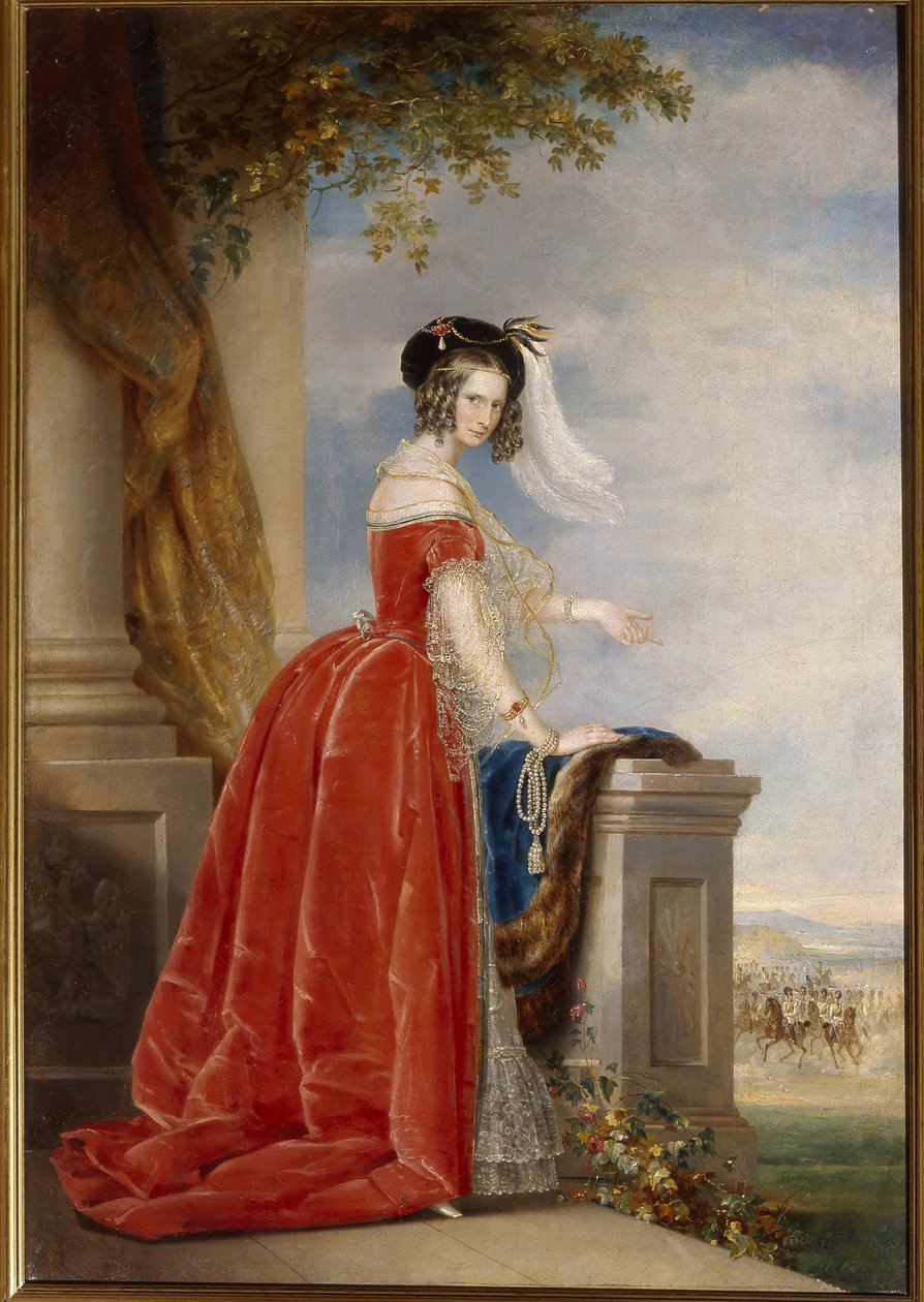 Portret cesarzowej Aleksandry Fiodorownej, po 1840 r. autorstwa Christina Robertson
