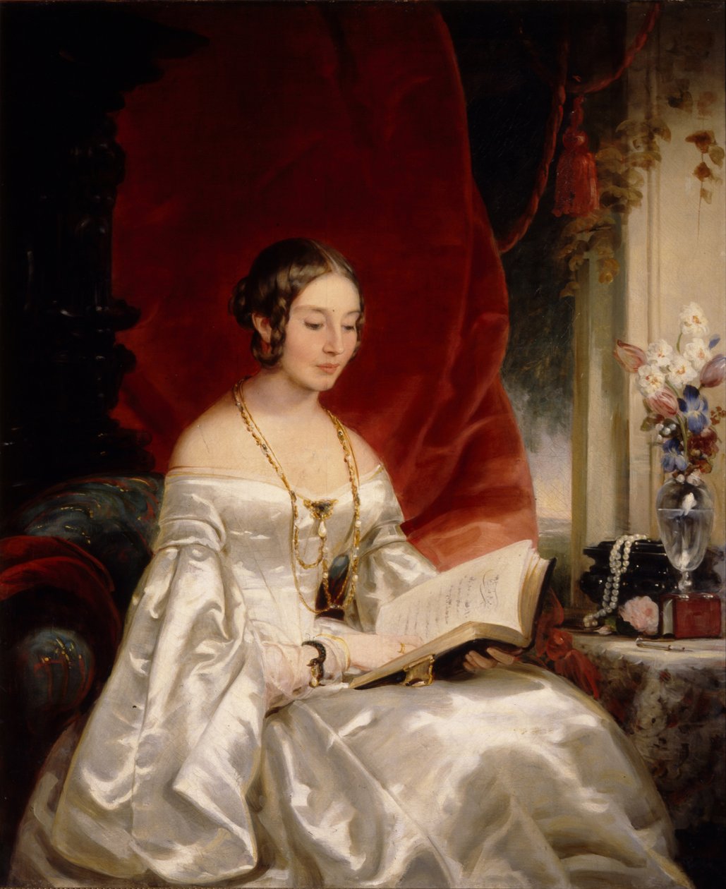 Portret księżnej Marii Iwanowny Koczubej, z domu Bariatinskaya 1818-1843, lata 40. XIX wieku autorstwa Christina Robertson