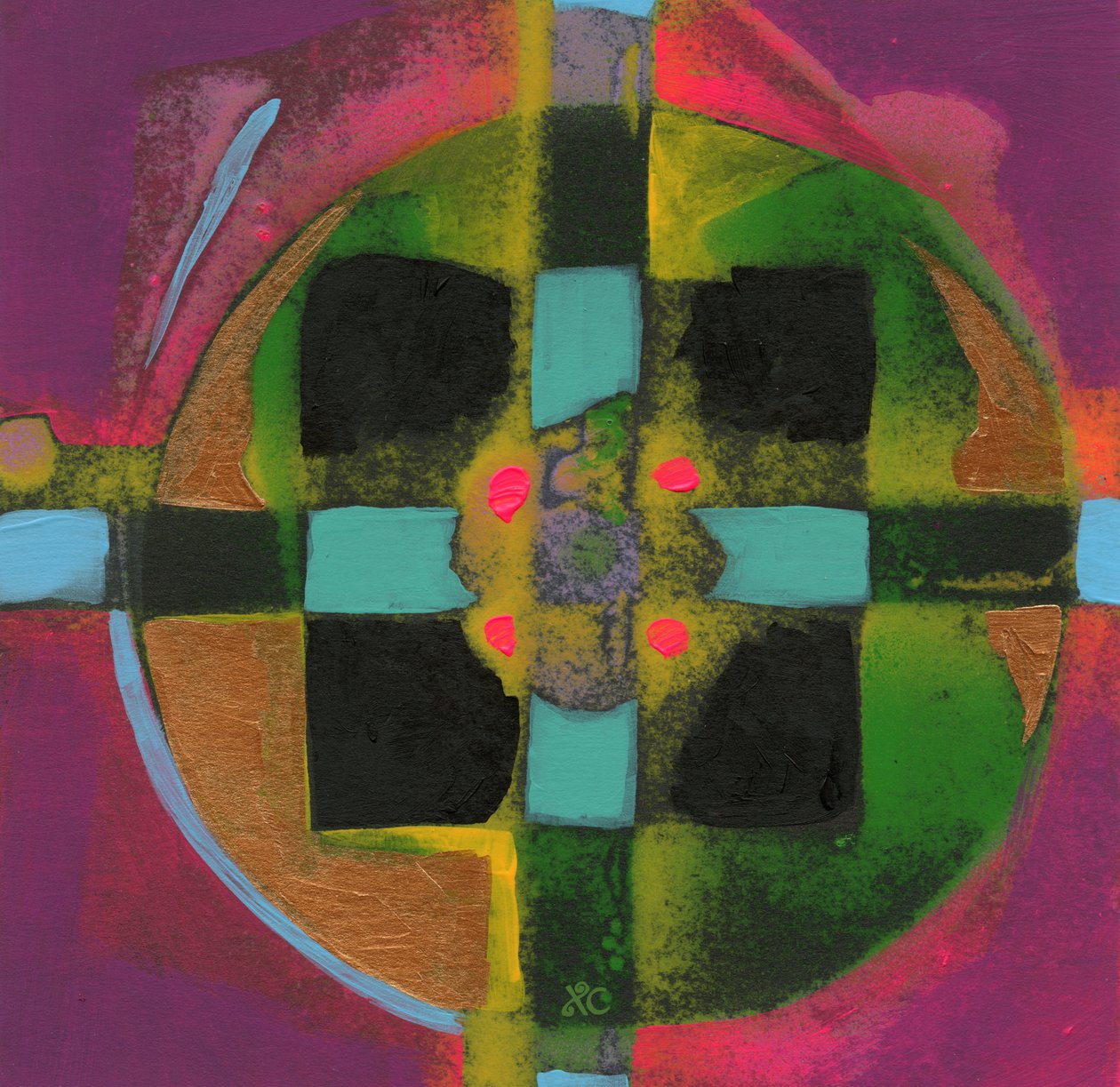 Rememberance, ok. 2014, akryl na papierze autorstwa Christina Saj
