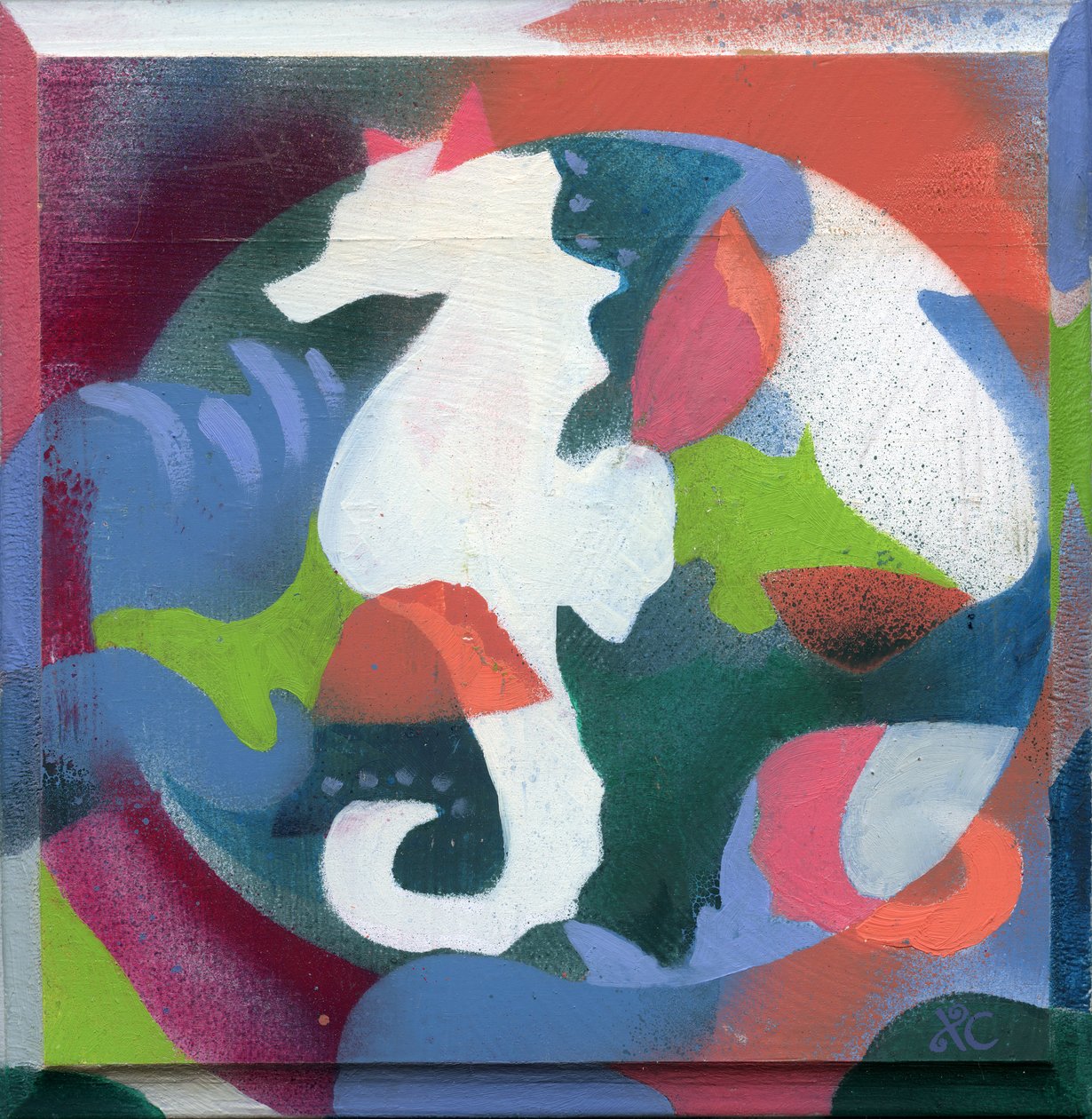 Sea Horse, ok. 2008 r. autorstwa Christina Saj