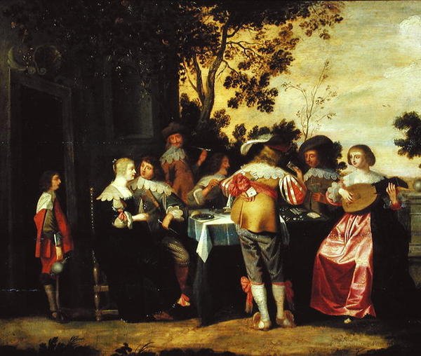 Gra autorstwa Christoffel Jacobsz van der Lamen