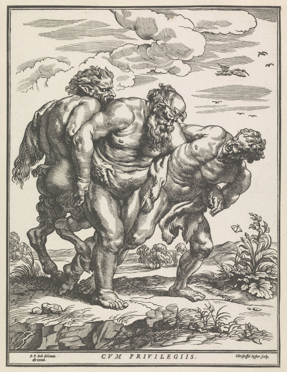 Dronken Silenus autorstwa Christoffel Jegher