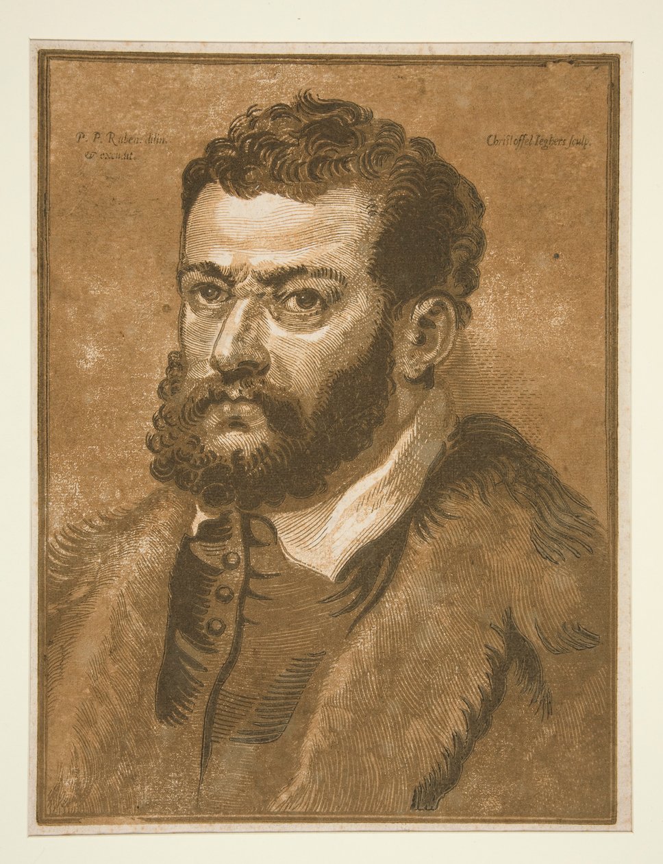Portret brodatego mężczyzny autorstwa Christoffel Jegher