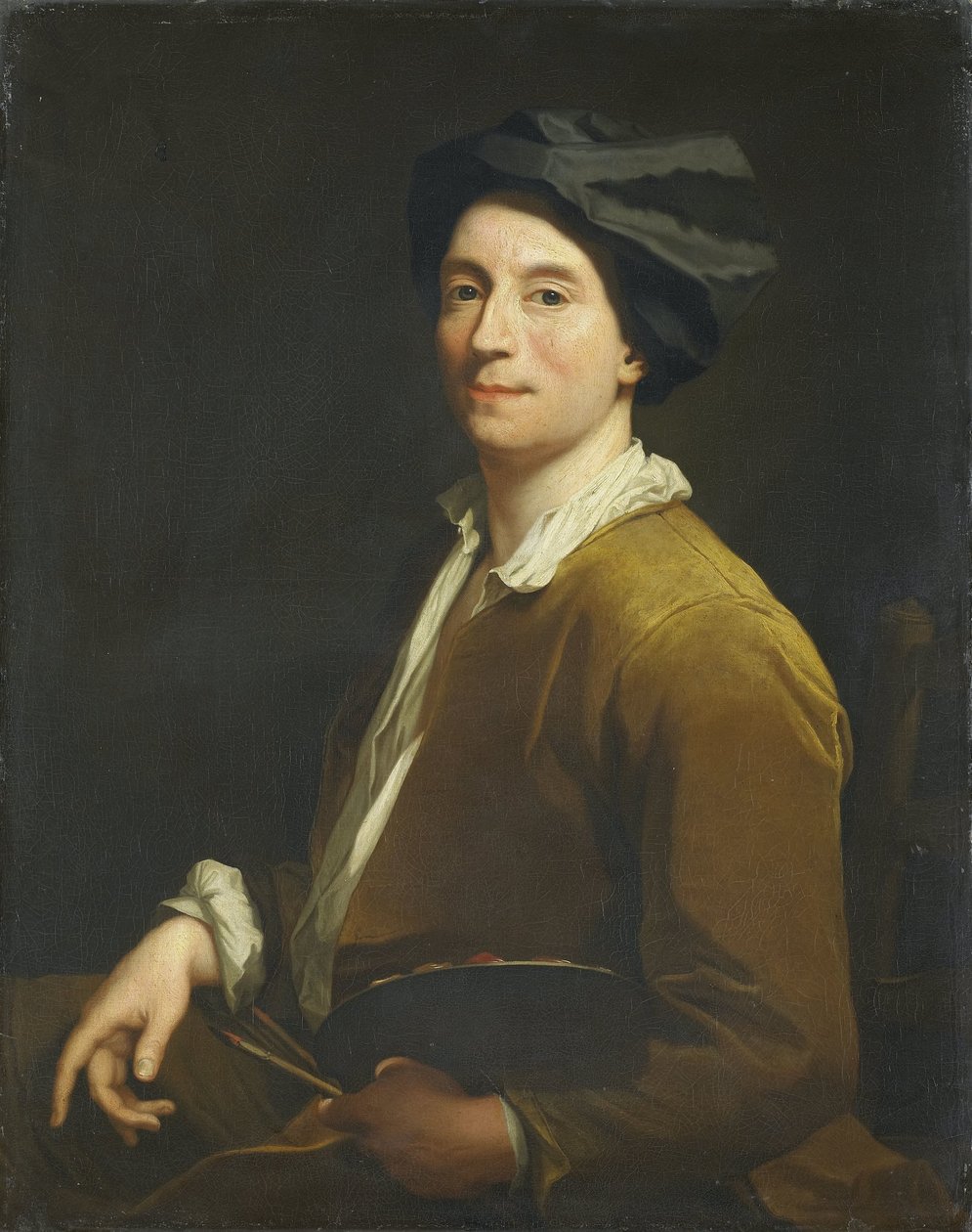 Portret malarza, prawdopodobnie autoportret autorstwa Christoffel Lubienitzki