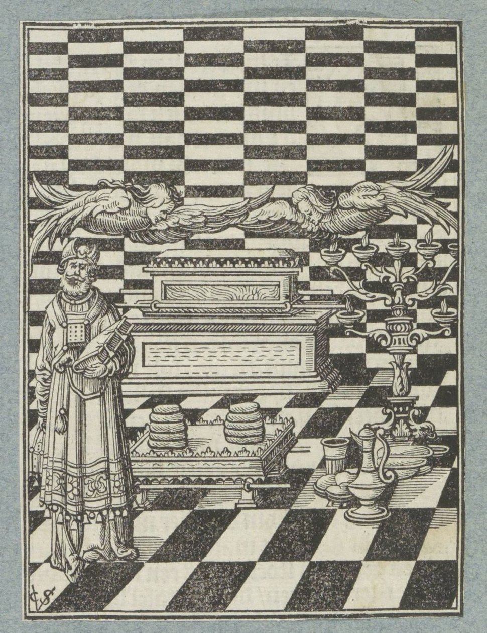 Arka Przymierza i przedmioty z Przybytku autorstwa Christoffel van Sichem (II)